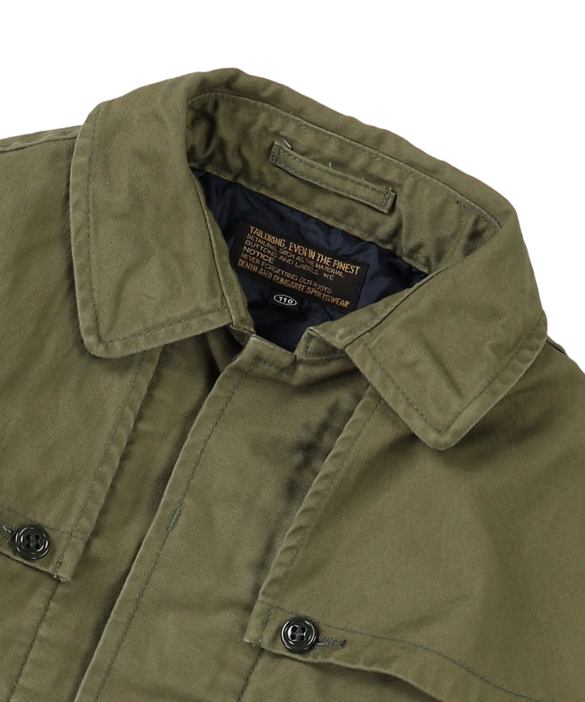 Heavy Military Moleskin Coat